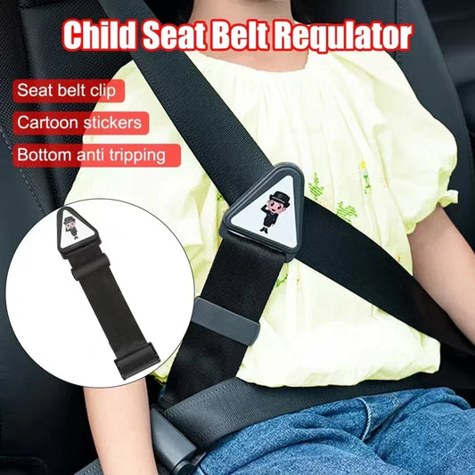 Car Seat Belt Correction Tape – 30x6cm Child Safety Belt Adjuster, Baby Car Safety Seat Strap Buckle Universal