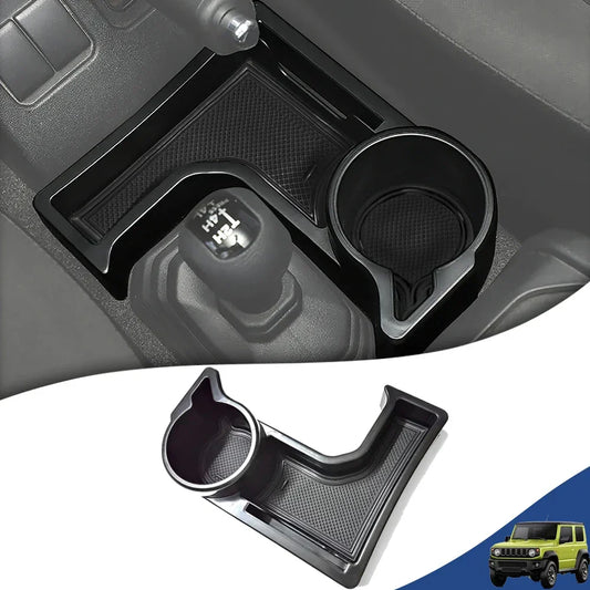 Car Center Console Gear Shift Storage Box – Cup Holder Organizer Tray for Suzuki Jimny JB64/JB74 (2019–2024, AT Model)